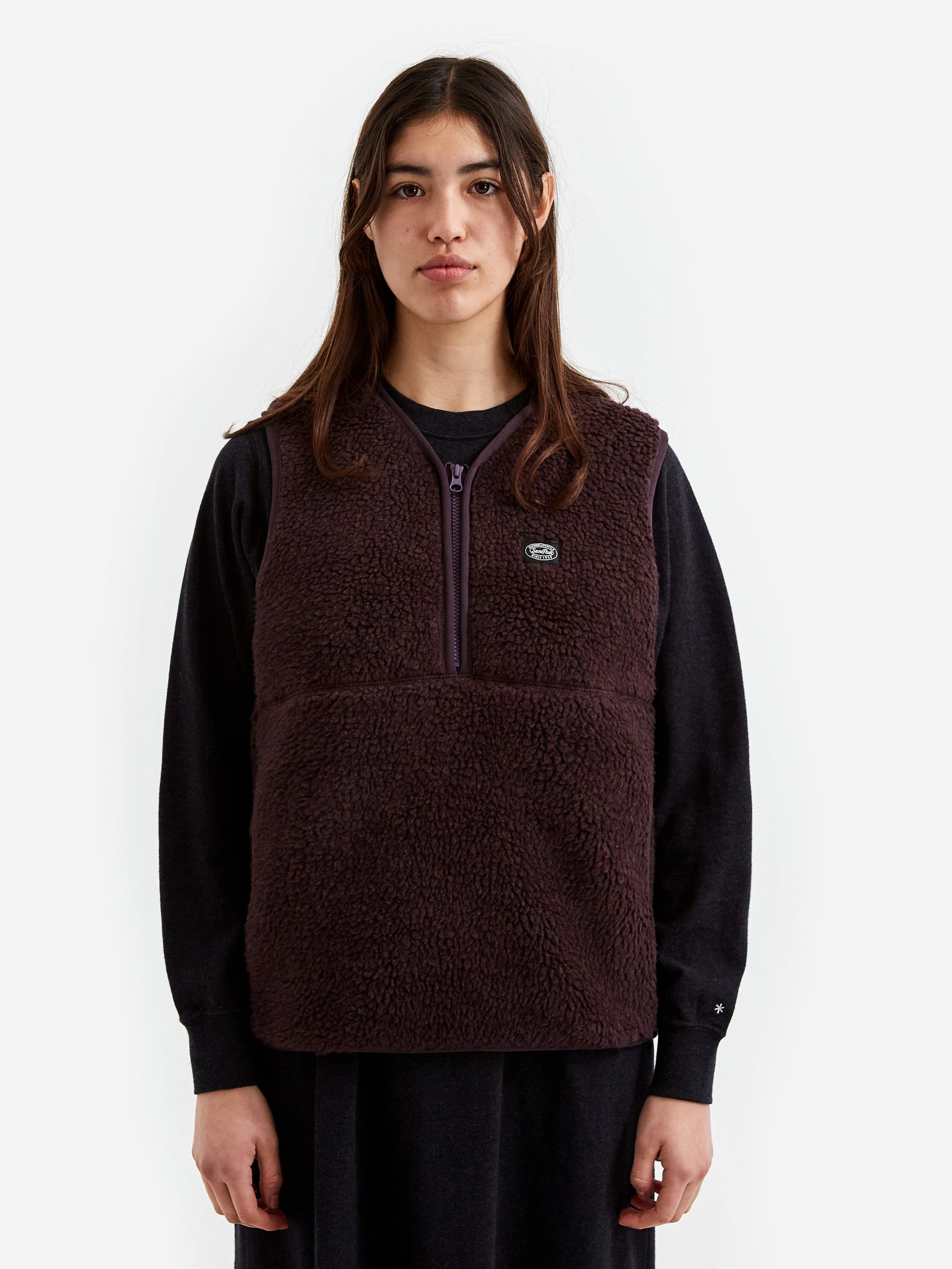 Snow Peak Wool Fleece Vest - Purple – Goodhood