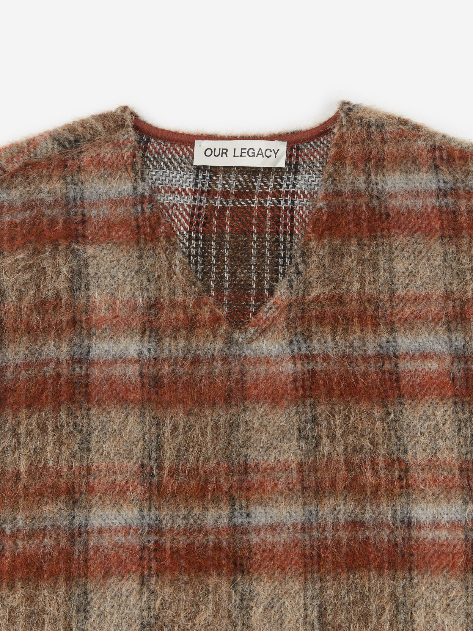 Our Legacy Double Lock Vest - Ament Check Mohair – Goodhood