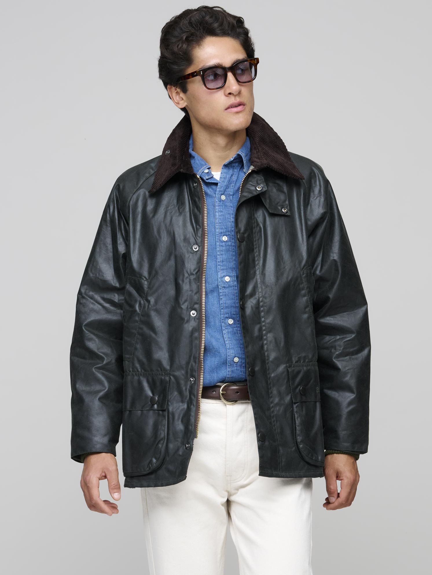 Bedale Wax Jacket, Sage – Goods