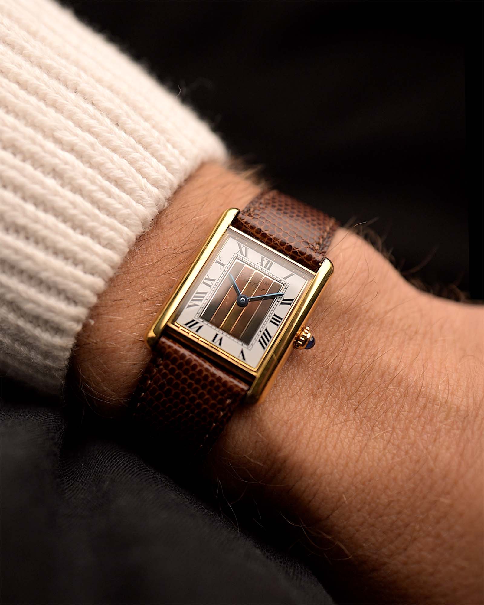 Cartier Must de Tank Vermeil Trinity 1990s – GOLDAMMER