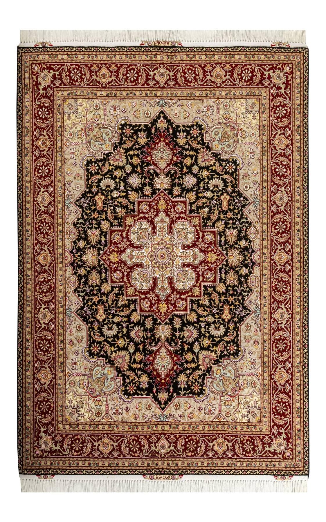 ペルシャ絨毯【タブリーズ産】tabriz-142（約3㎡）