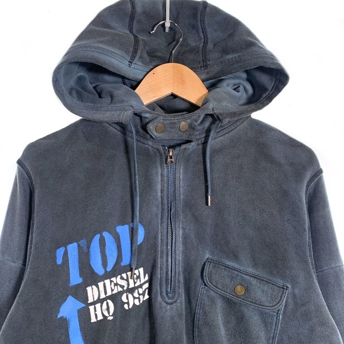 DIESEL ディーゼル Archive Half Zip Hoodie アーカイブ ハーフジップ