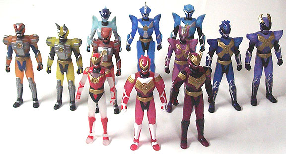 全プレ展示室 グランセイザーとくせいカラーミニフィギュアコレクション