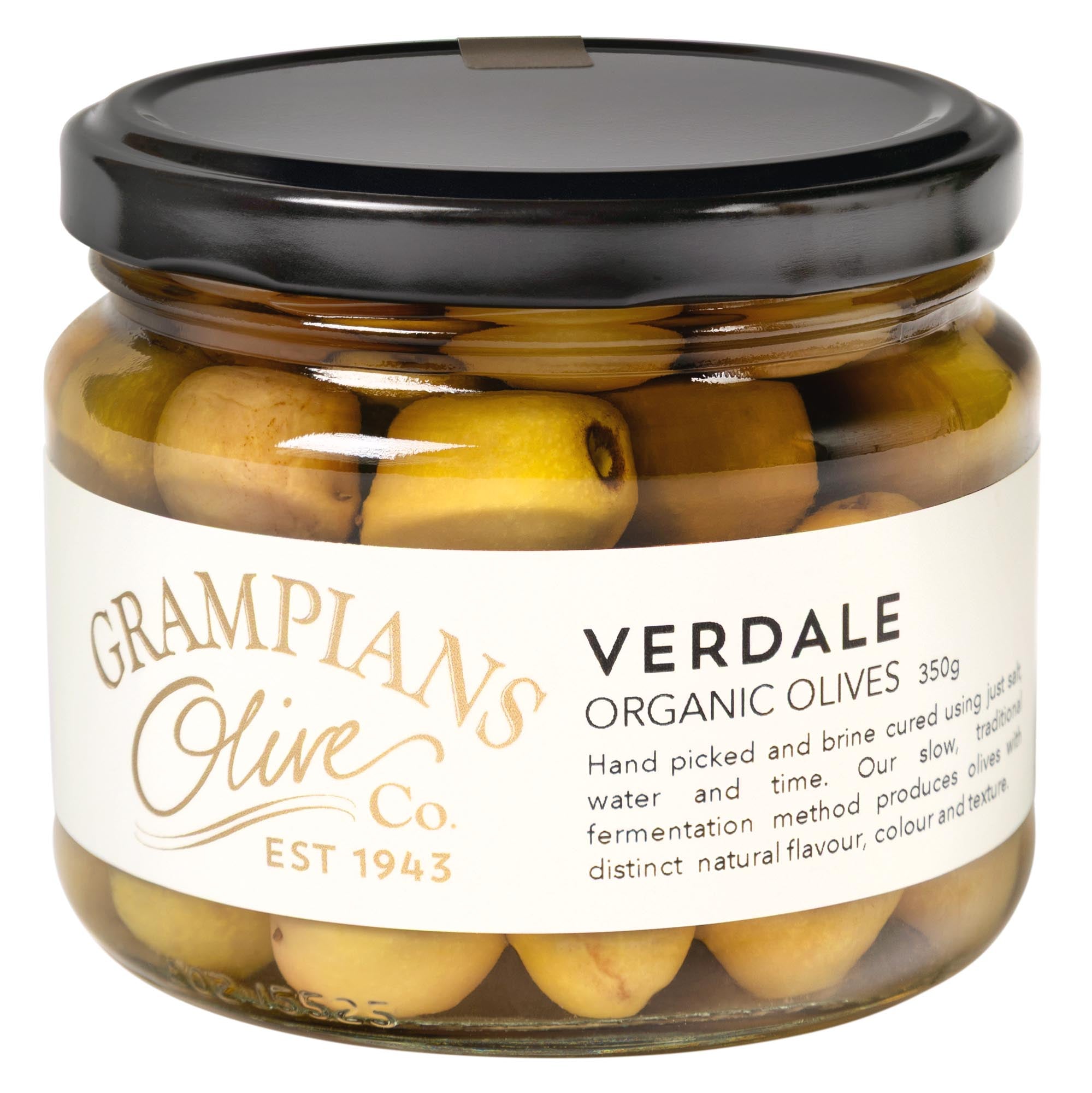 Australian Organic Verdale Table Olives - Grampians Olive Co.