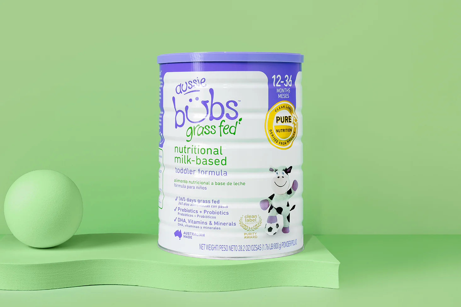 Aussie Bubs Grass Fed Nutritional Milk-based Toddler Formula