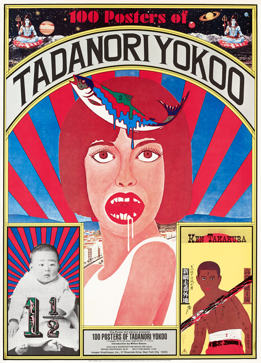 Tadanori Yokoo poster, 100 Posters of Tadanori Yokoo | Grafa Gallery