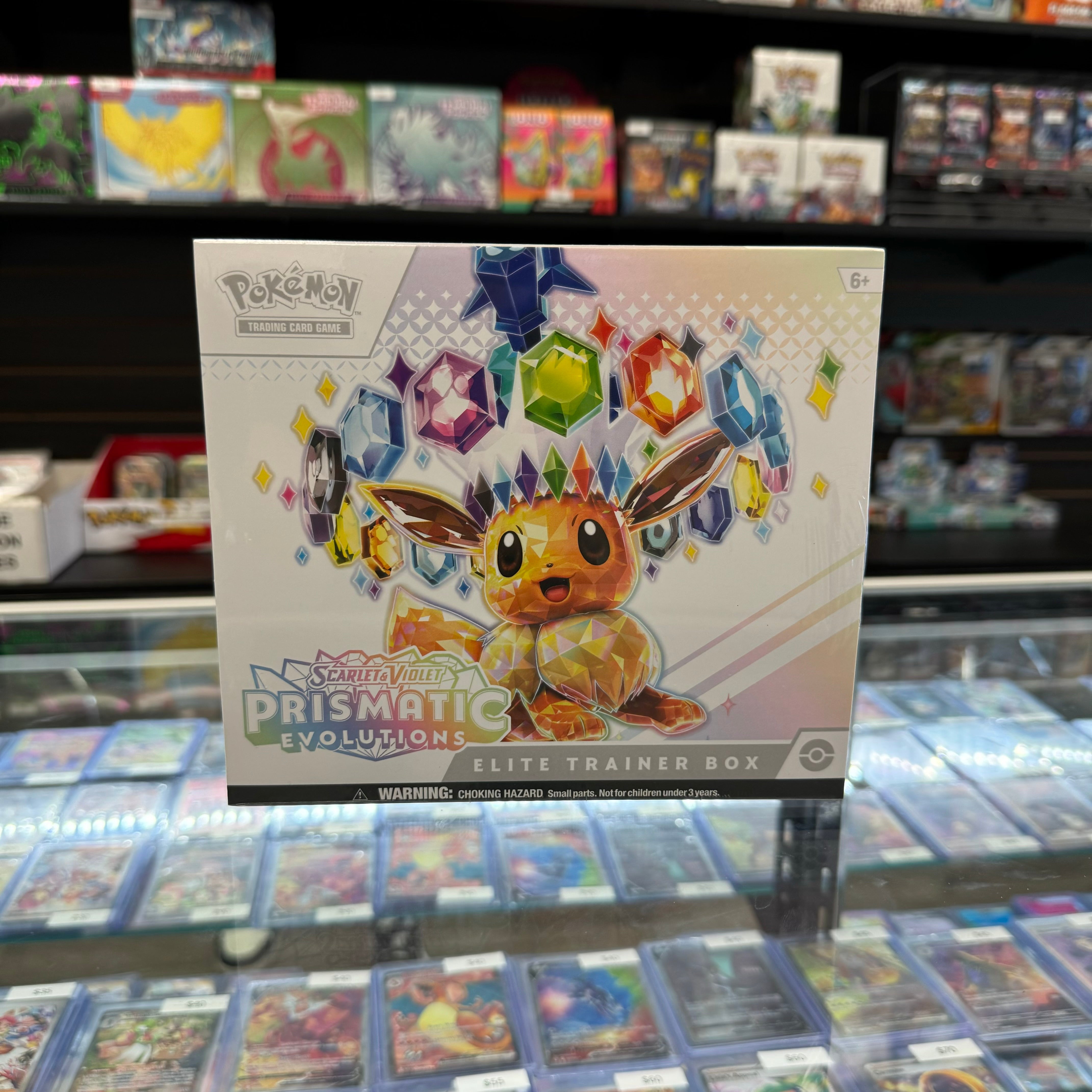 Pokémon Prismatic Evolutions Elite Trainer box – Grail Collectibles AZ