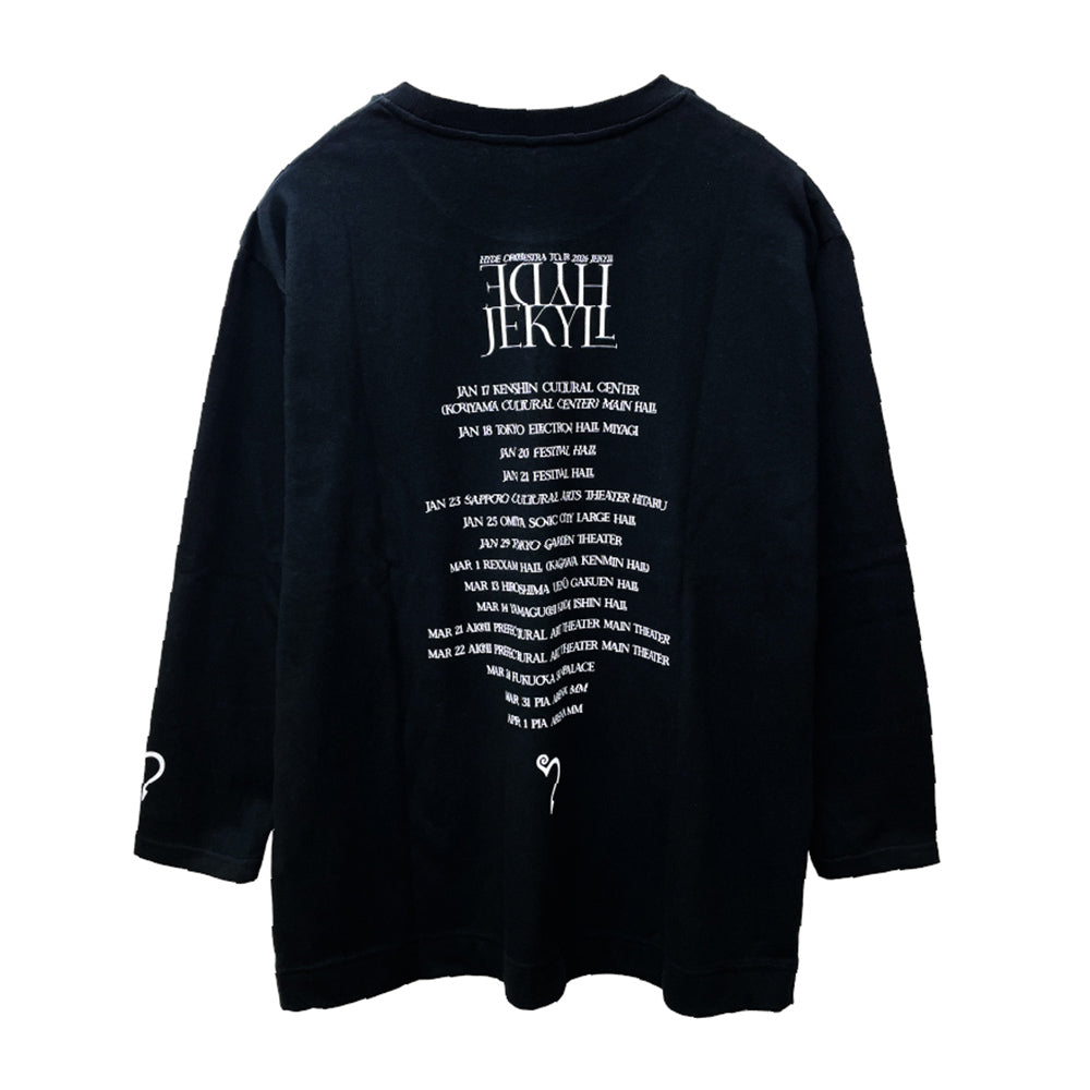 TOUR LONG SLEEVE T-SHIRT（BLACK） – HYDE ONLINE STORE