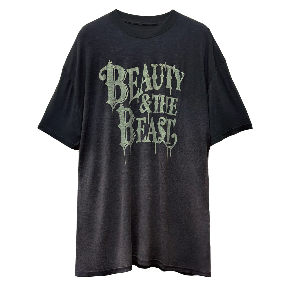 BEAUTY & THE BEAST T-SHIRT（BLACK） – HYDE ONLINE STORE