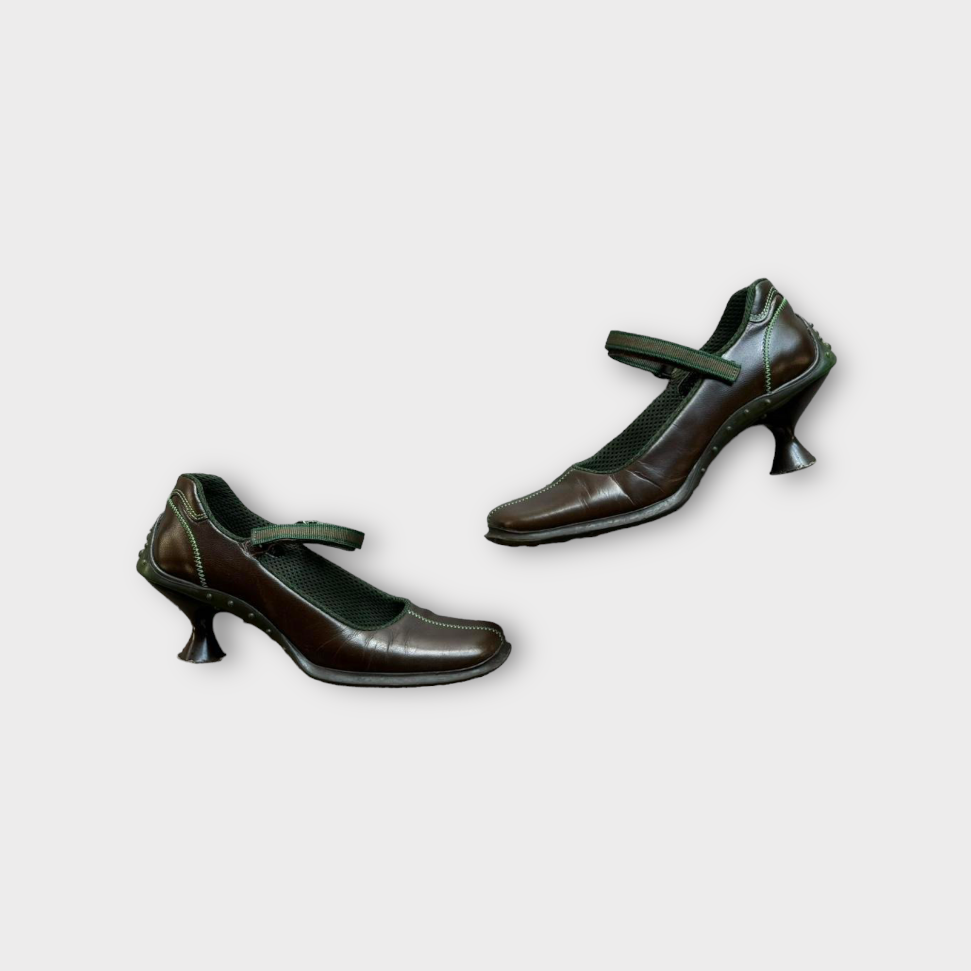 miu miu f/w 1999 mary jane bubble sole heels – hachi archive