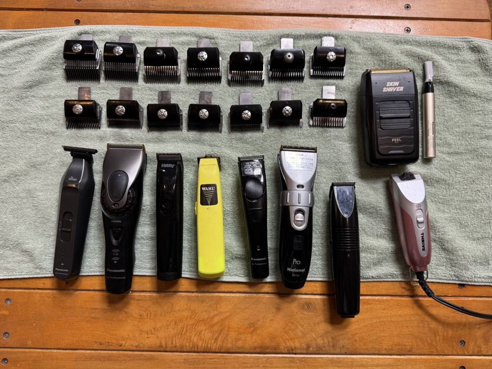 バリカン勢揃い | ヘアーサロンコマツ