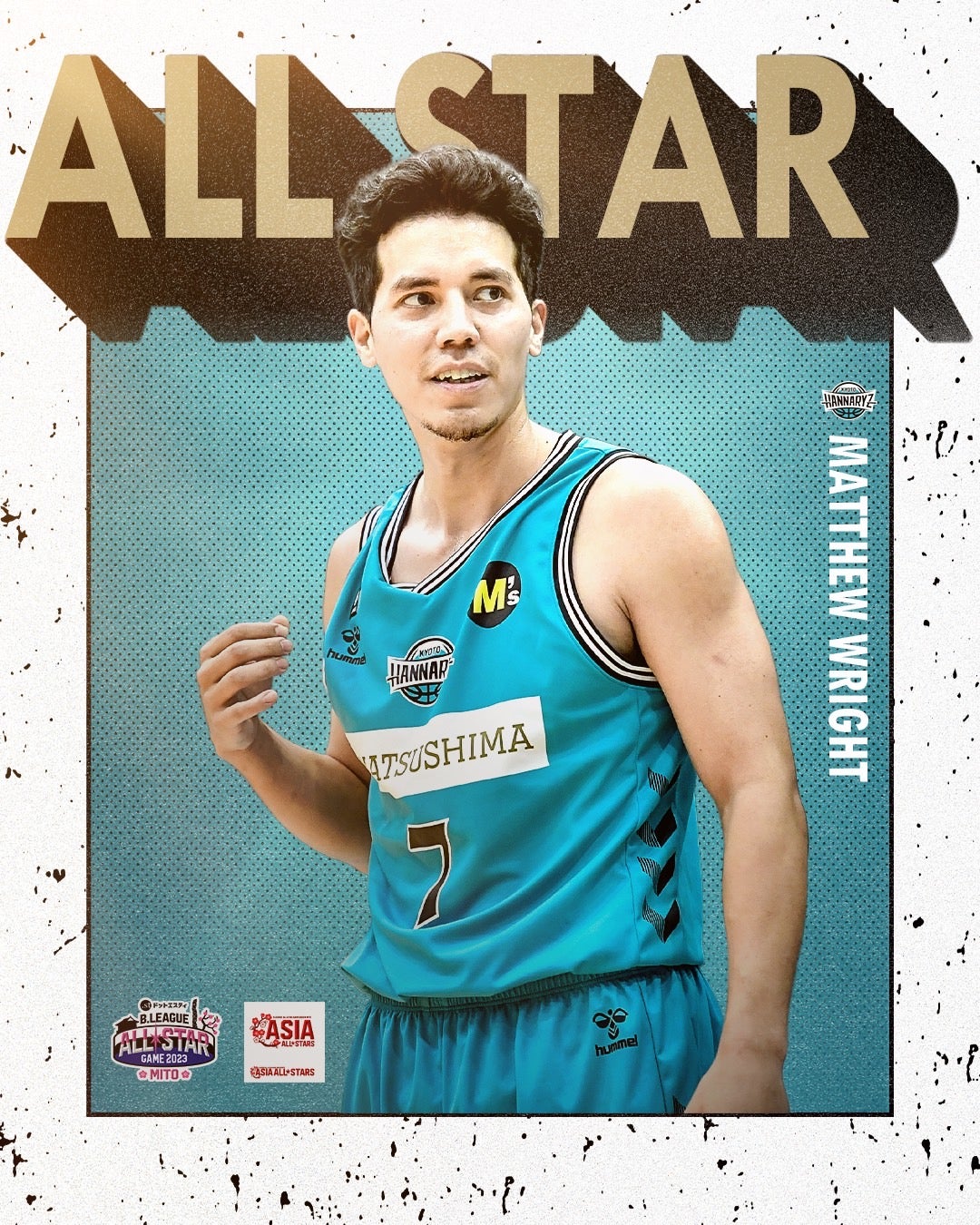 マシュー・ライト選手「B.LEAGUE ALL-STAR GAME 2023 IN MITO」ASIA