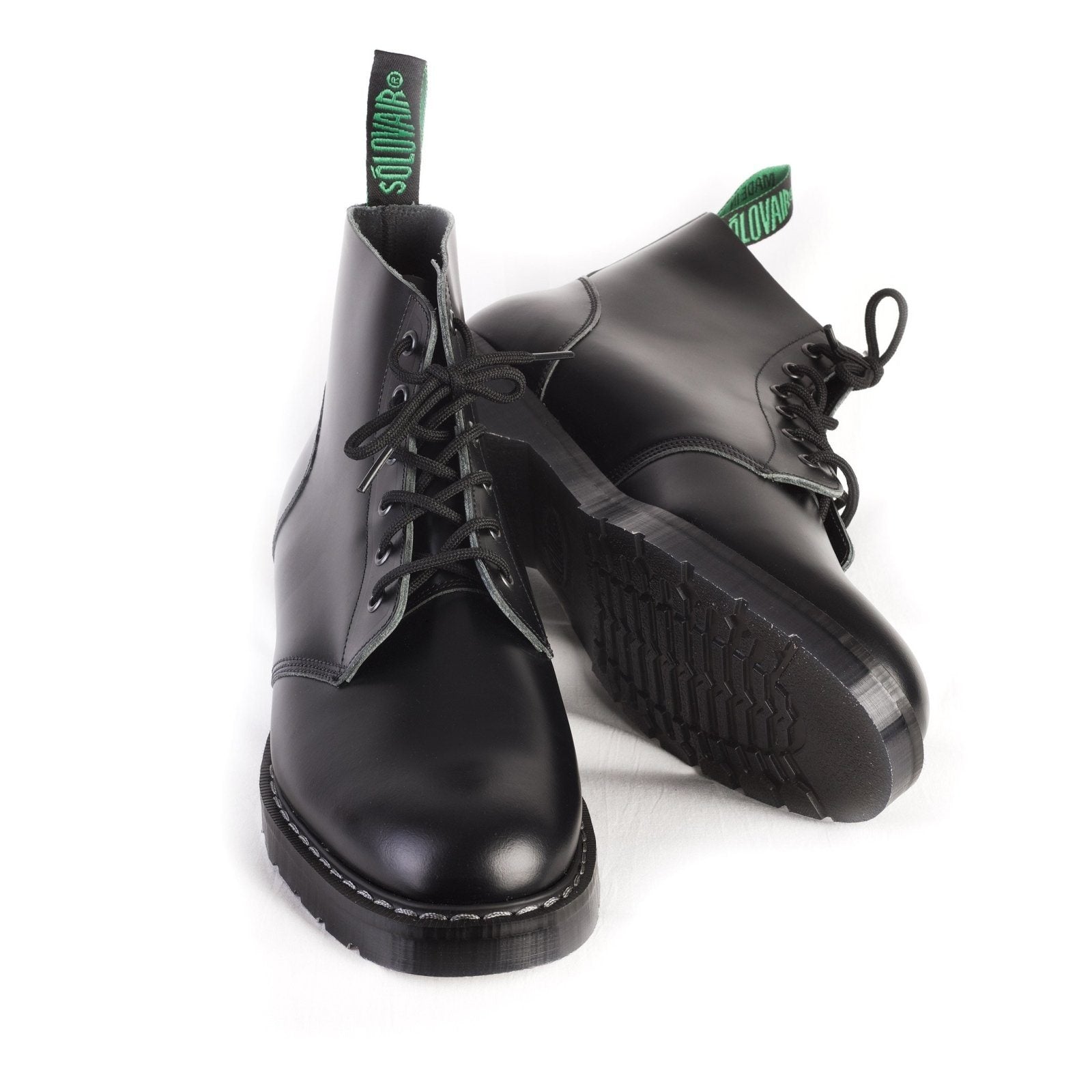 ASTRONAUT DERBY BOOT | 6 Eye Hi Shine | Black – HANSEN Garments