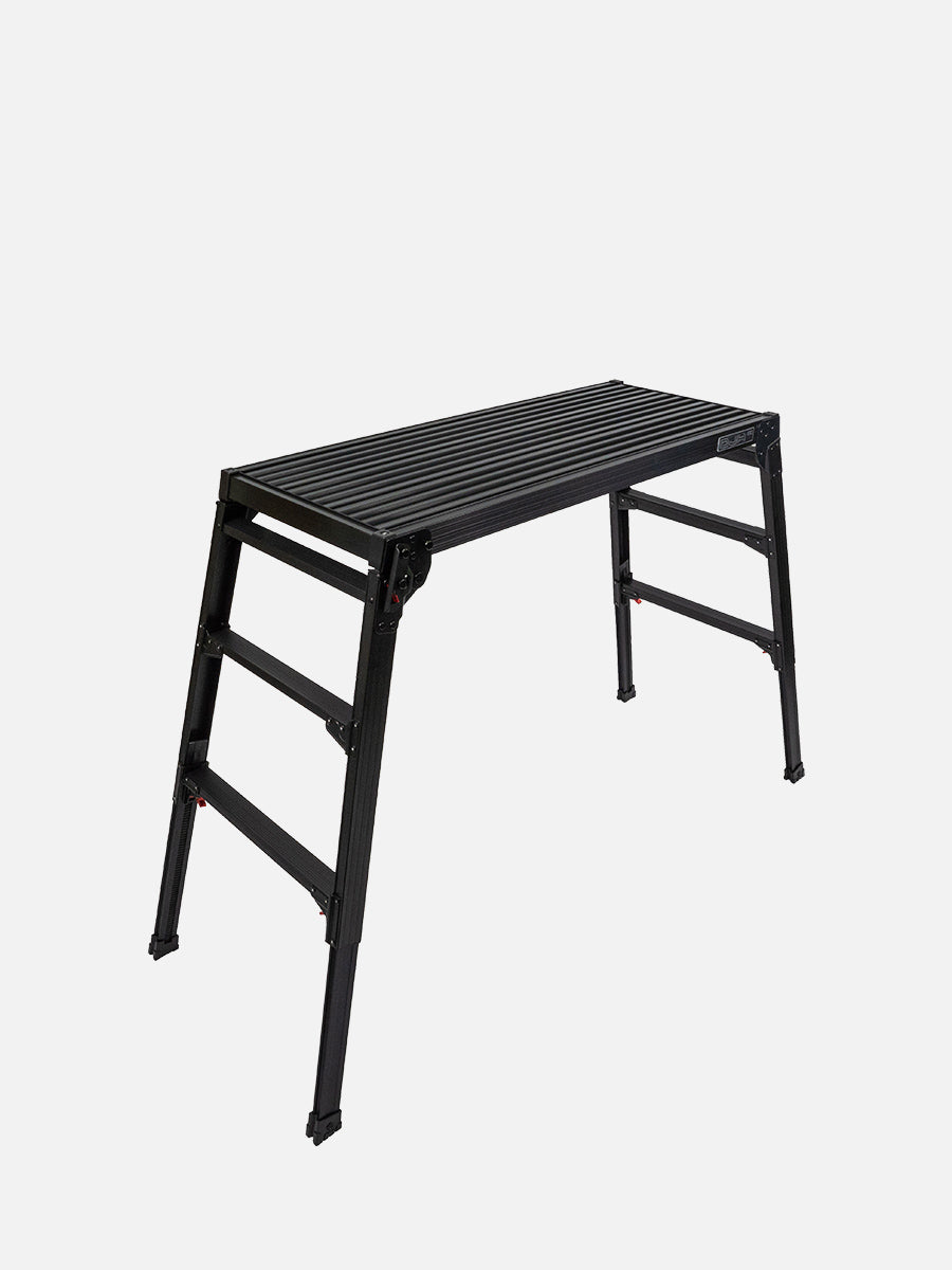 公式】長谷川工業 ポータブル DJテーブル DJH-100 脚部伸縮 簡単設置で