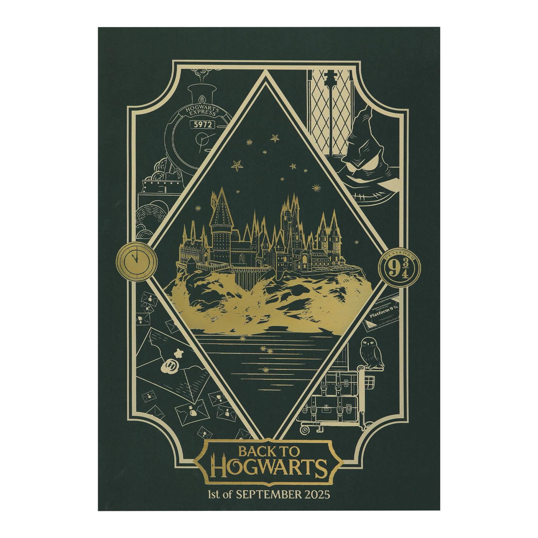 バック・トゥ・ホグワーツ 2025 プリントポスター｜ハリー・ポッター