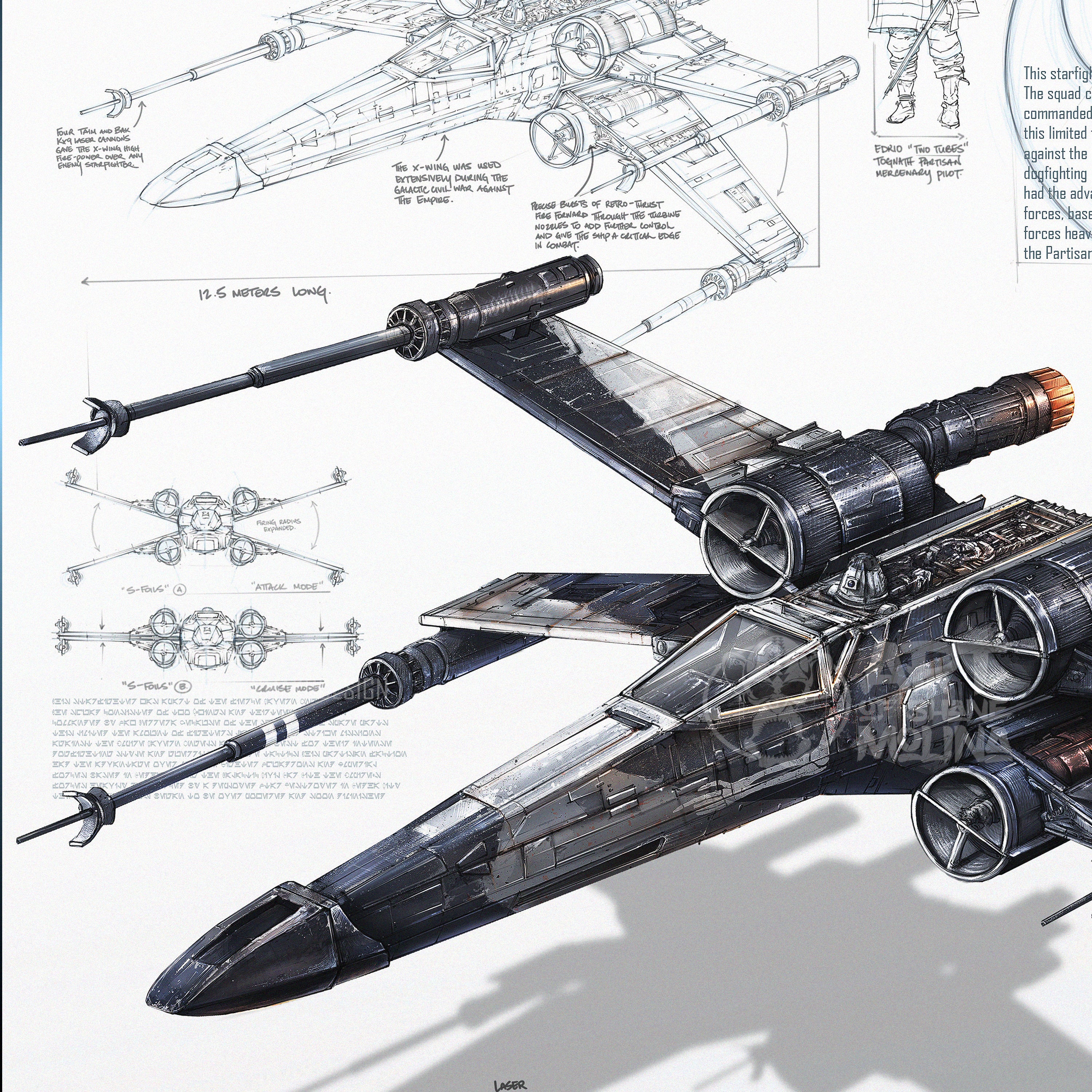 PARTISAN X-WING - WFS – Hawaiian Mako Shop