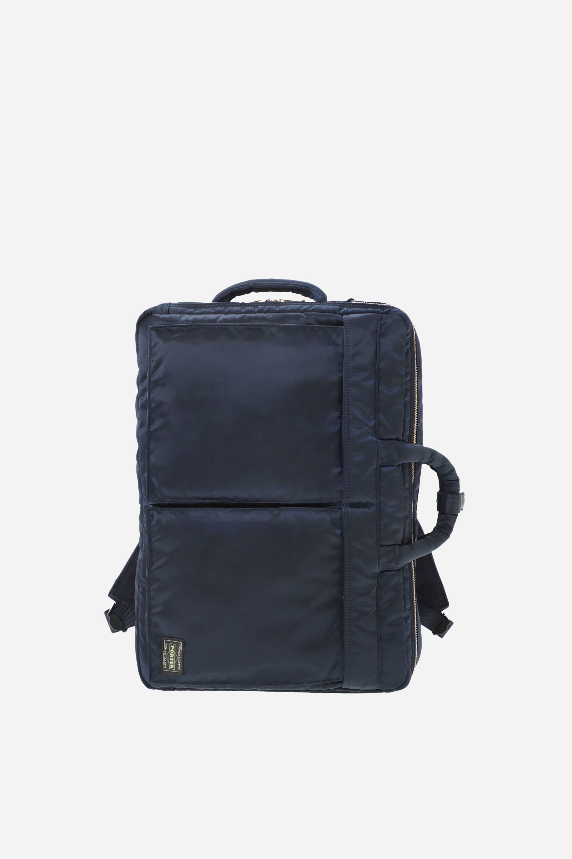 Porter Yoshida & Co. Tanker 3Way Document Bag (W-Zip) Navy