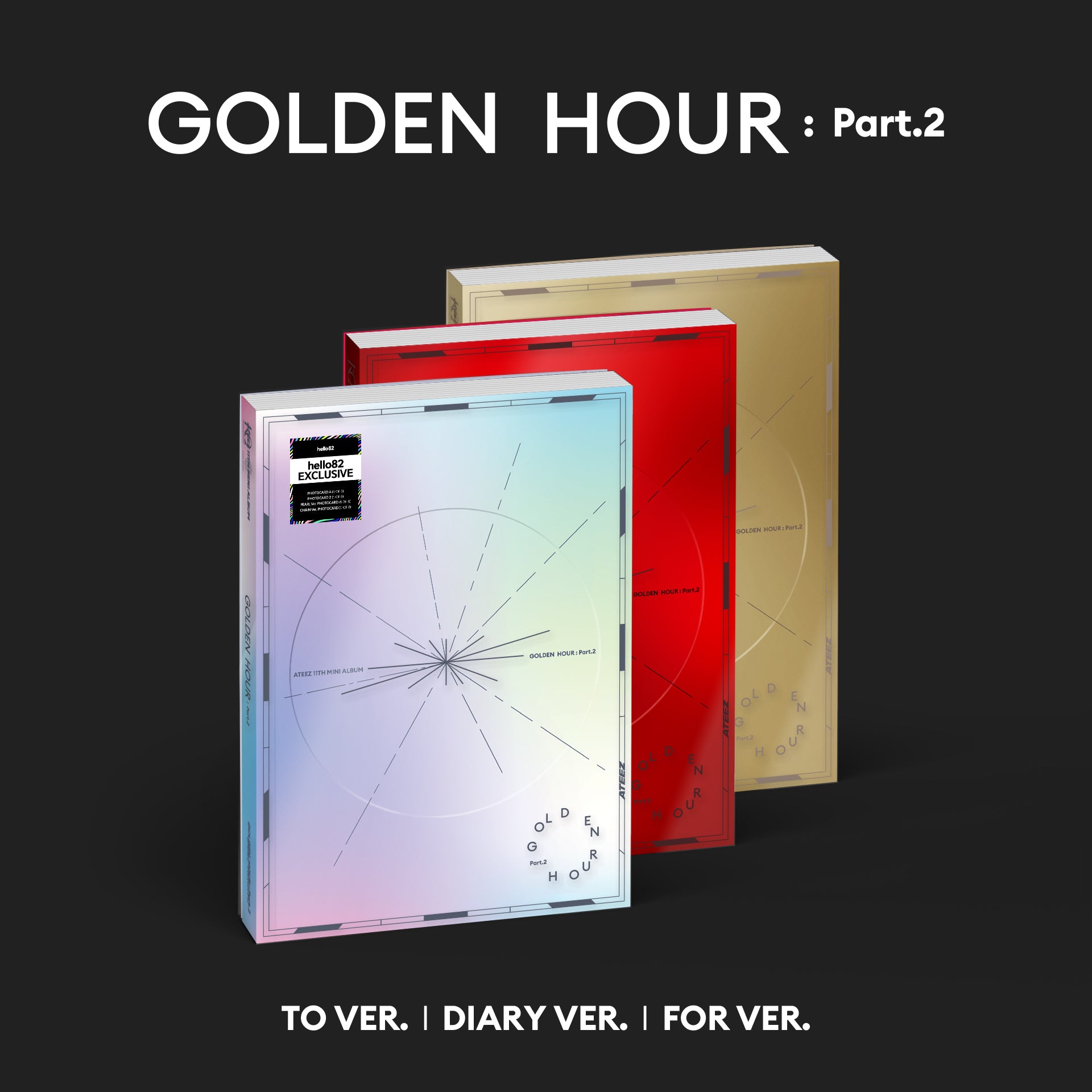 ATEEZ - GOLDEN HOUR : Part.2 - hello82 Exclusive – hello82.shop