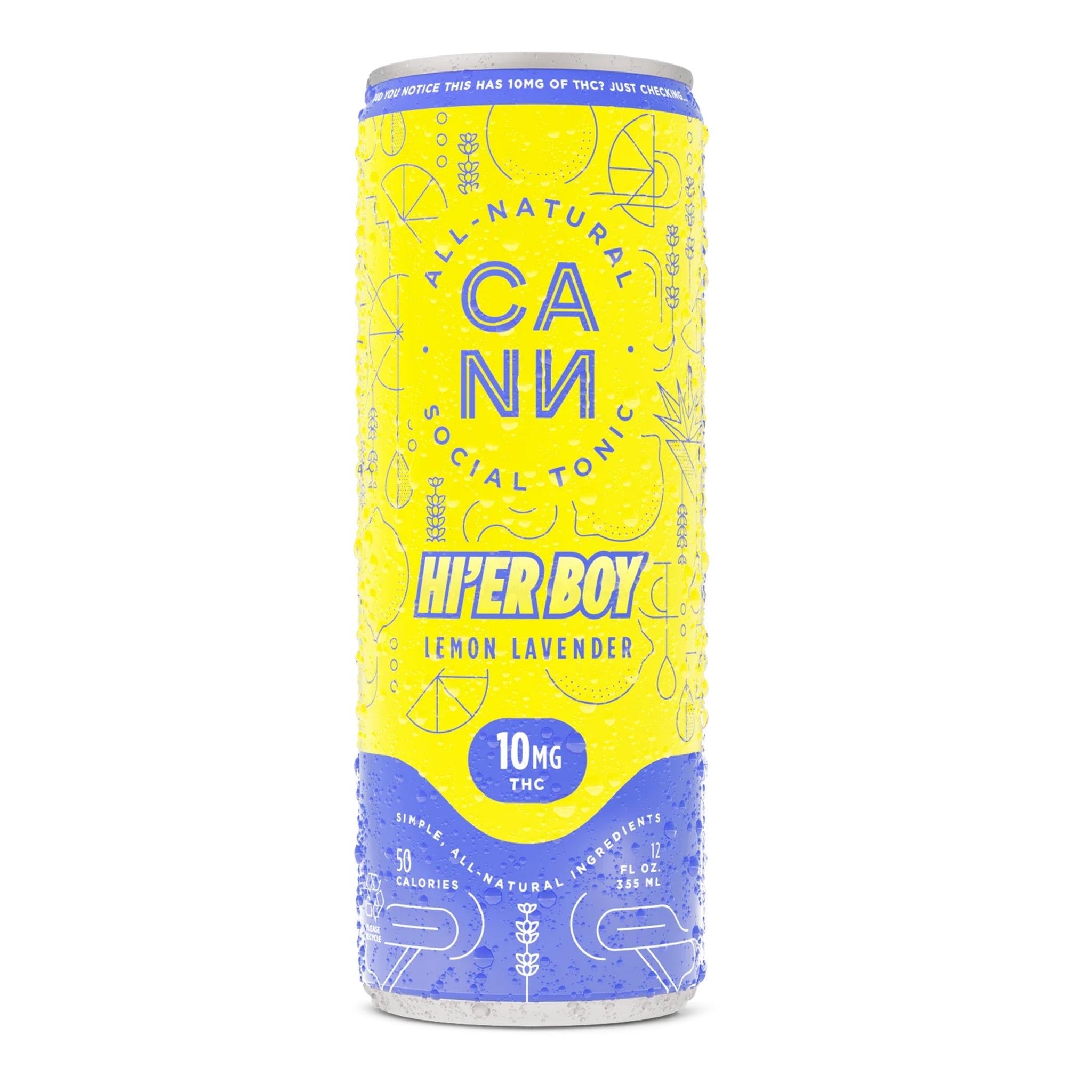 Cann Hi'er Boy Lemon Lavender Social Tonic 10mg THC – Hemp House
