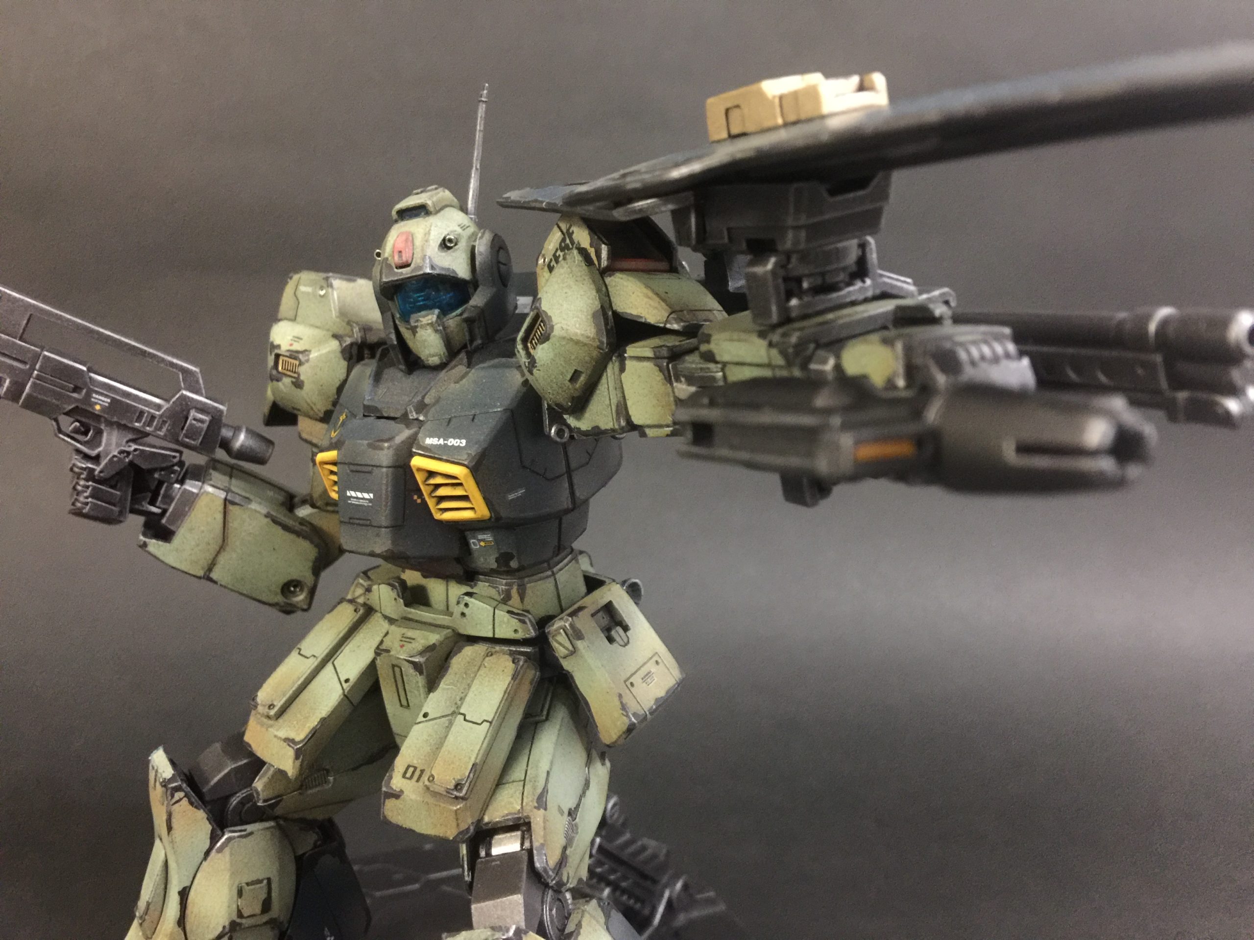 MG 1/100 MSA-003 ネモ ユニコーンカラーVer.（ダカール攻防戦版）完成