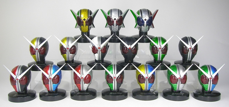 ライダーマスクコレクション 仮面ライダーW編（1ページ目）