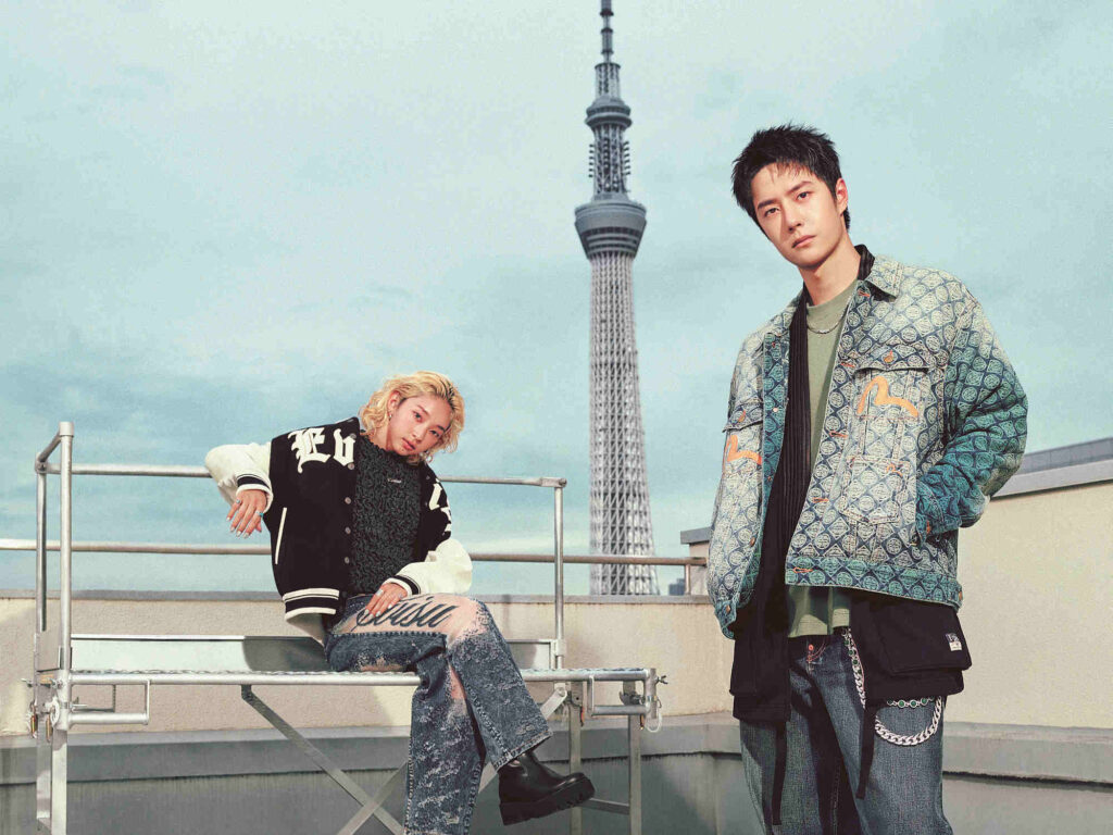 日本発のデニムブランド「EVISU」がワン・イーボーを起用した24秋冬