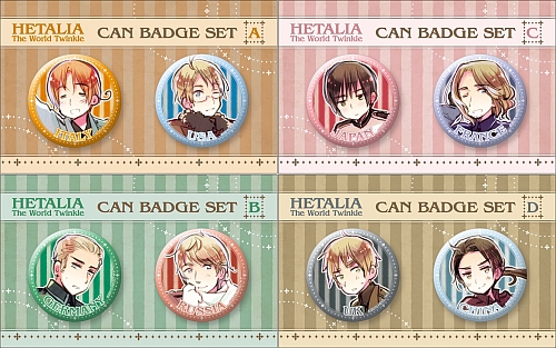 ヘタリア The World Twinkle」 Anime Japan2015缶バッジセット