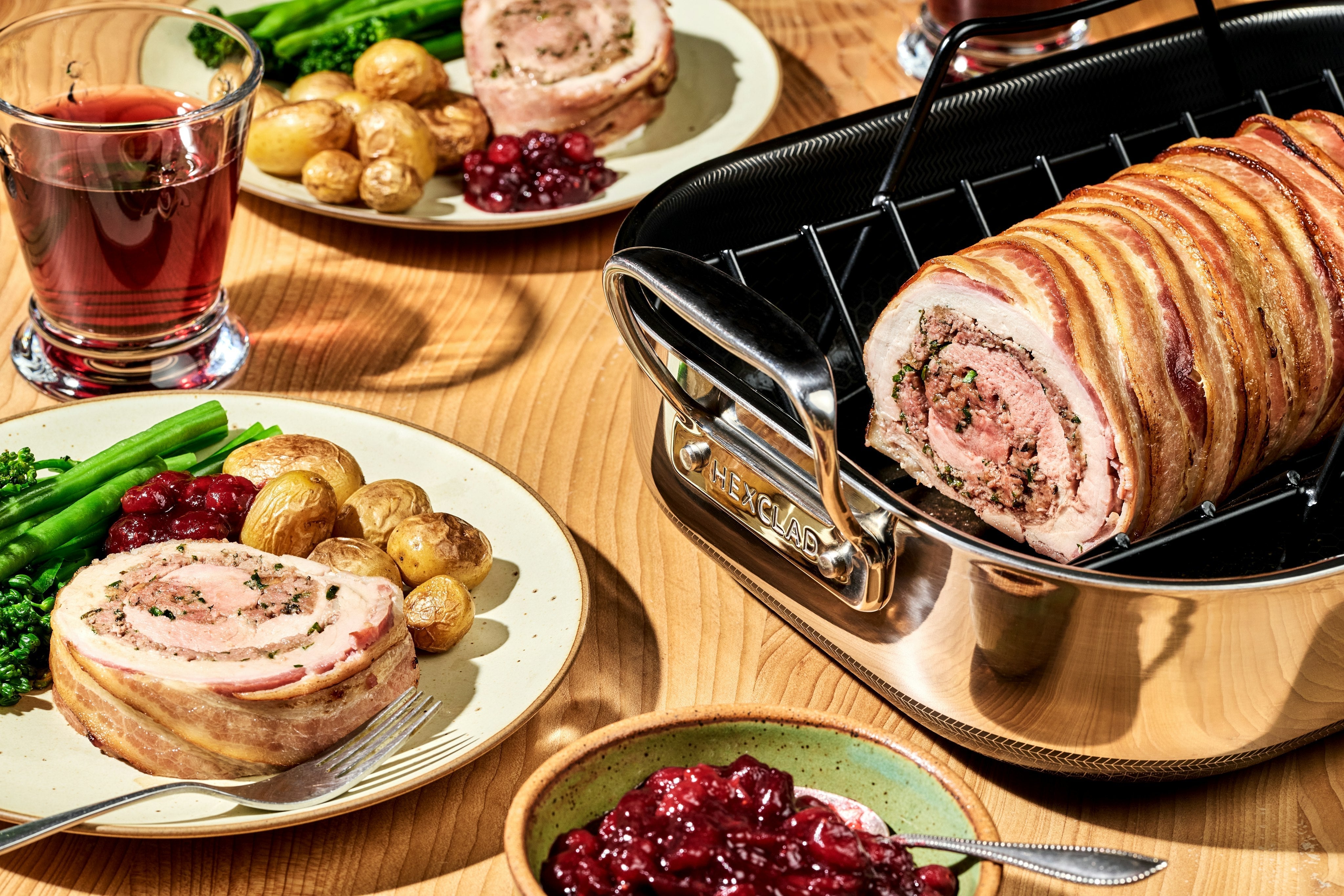 Dutch Stuffed Pork Tenderloin Recipe – HexClad Cookware