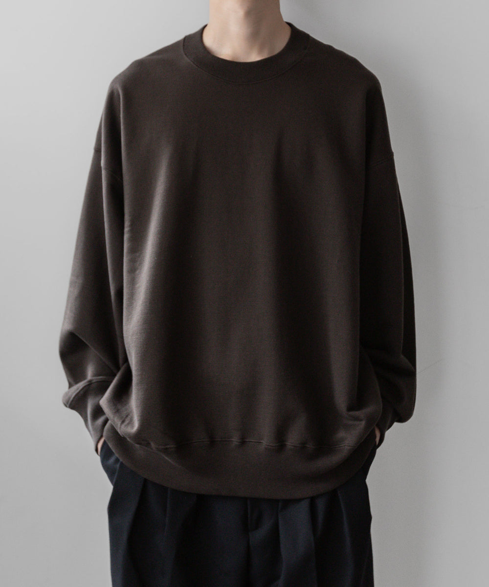 stein / シュタイン】OVERSIZED UNTWISTED YARN SWEAT LS - MILITARY