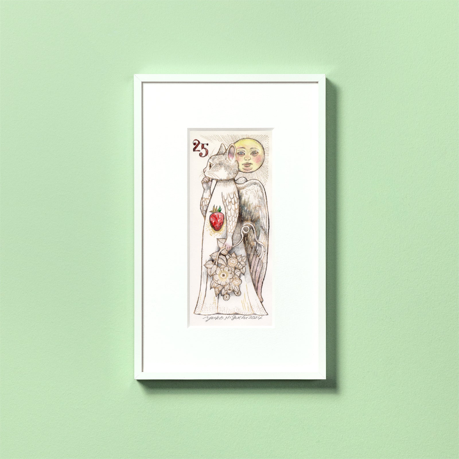 ヒグチユウコ作品 エングレービング「BABEL」 No.25 – ボリス雑貨店