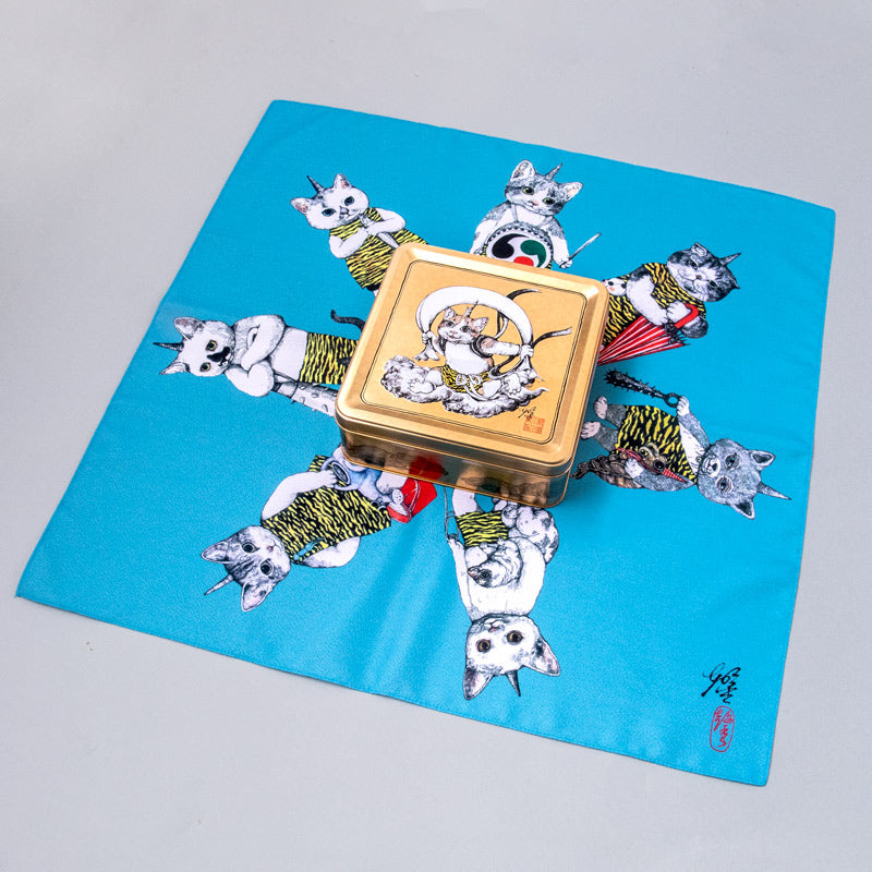 ボリスおこし＆雷様風呂敷・青セット – ボリス雑貨店