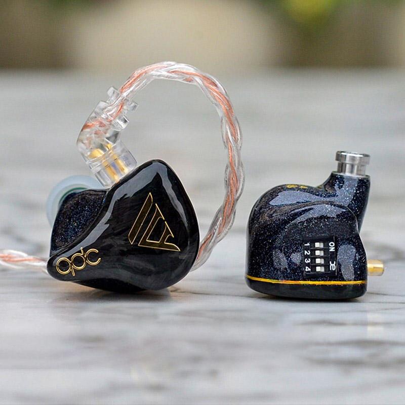 QDC Anole V14 10 Balanced Armature + 4 EST Flagship In-Ear Monitors IE