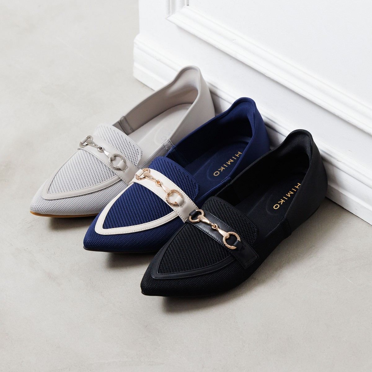 瞬間フィット】ハンズフリーニットローファー/661119