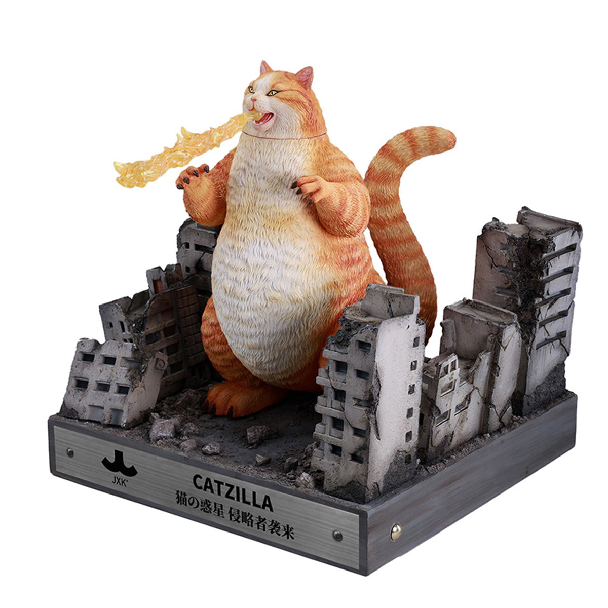 JXK Catzilla 1.0 PLUS Static Expertly Hand-Painted Lifelike Animal Fig