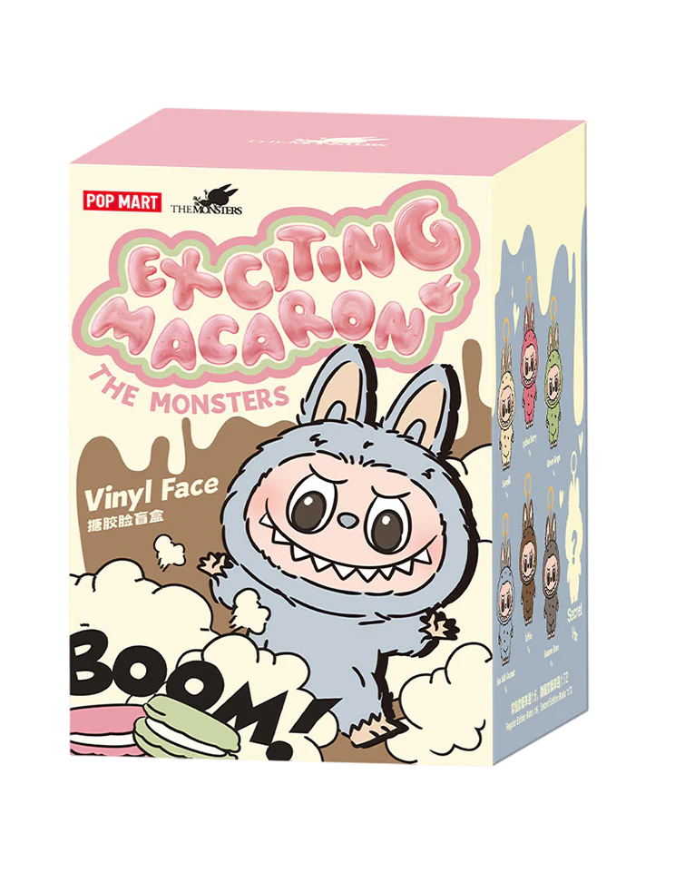 Pop Mart The Monsters Vinyl Face Labubu Exciting Macarons Blind