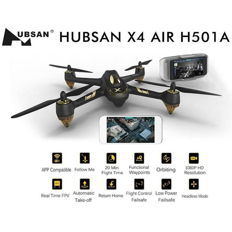 Hubsan X4 AIR H501A GPS WIFI Brushless RC Quadcopter RTF with