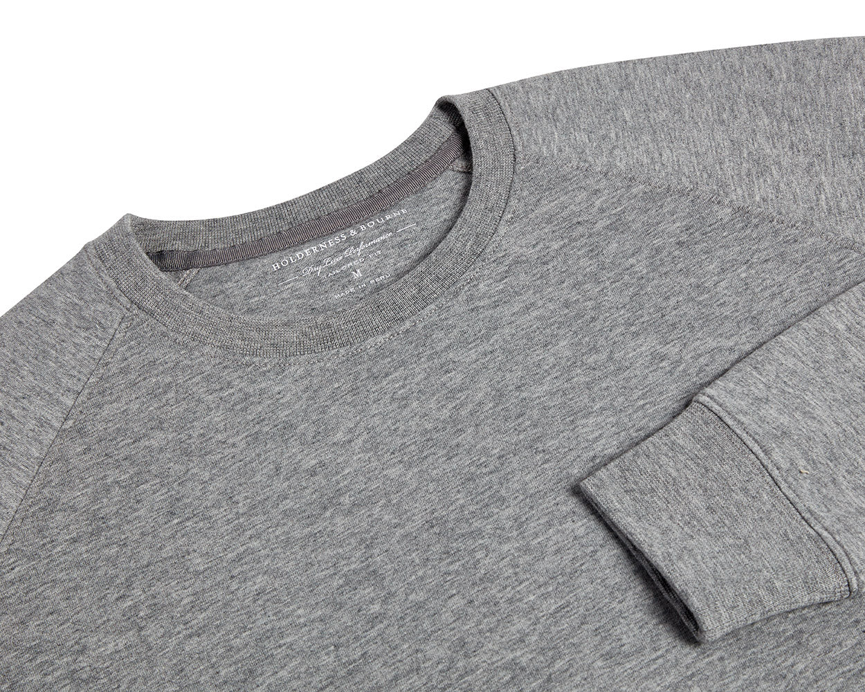 Men's Gray Crewneck Sweater | Holderness & Bourne