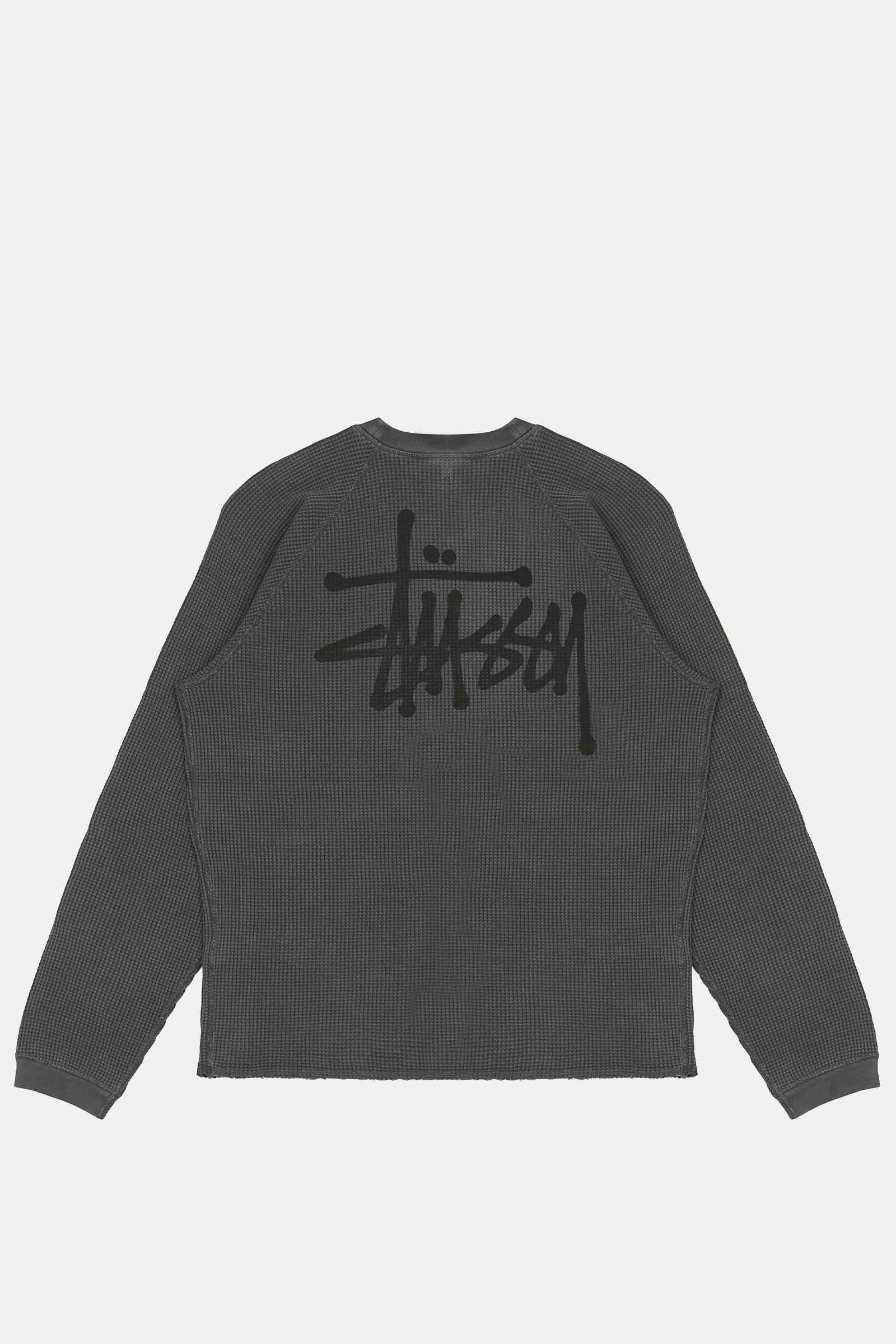 stussy BASIC STÜSSY THERMAL グレーサーマル xs Basic Stüssy Thermal