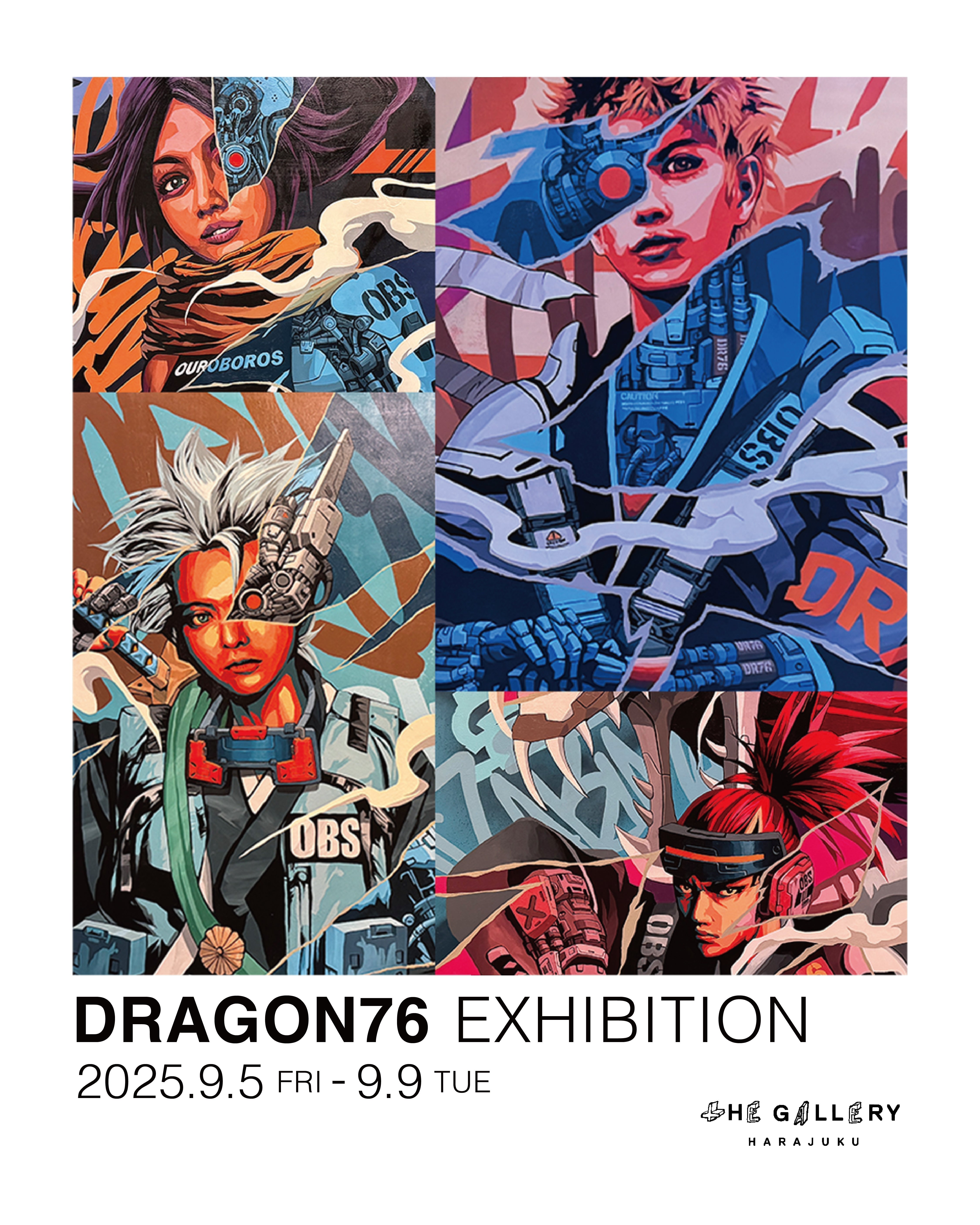 DRAGON76」の個展がtHE GALLERY HARAJUKUにて開催! – HOMEGAME TOKYO