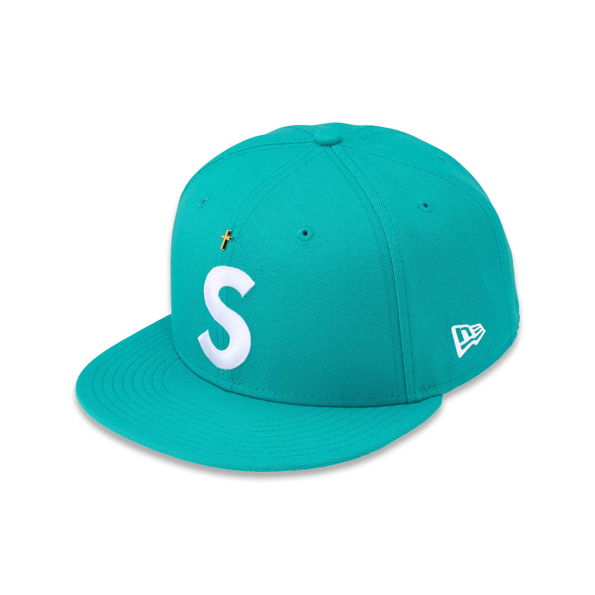 Supreme × New Era - 59fifty Gold Cross S Logo TEAL – HOMEGAME TOKYO