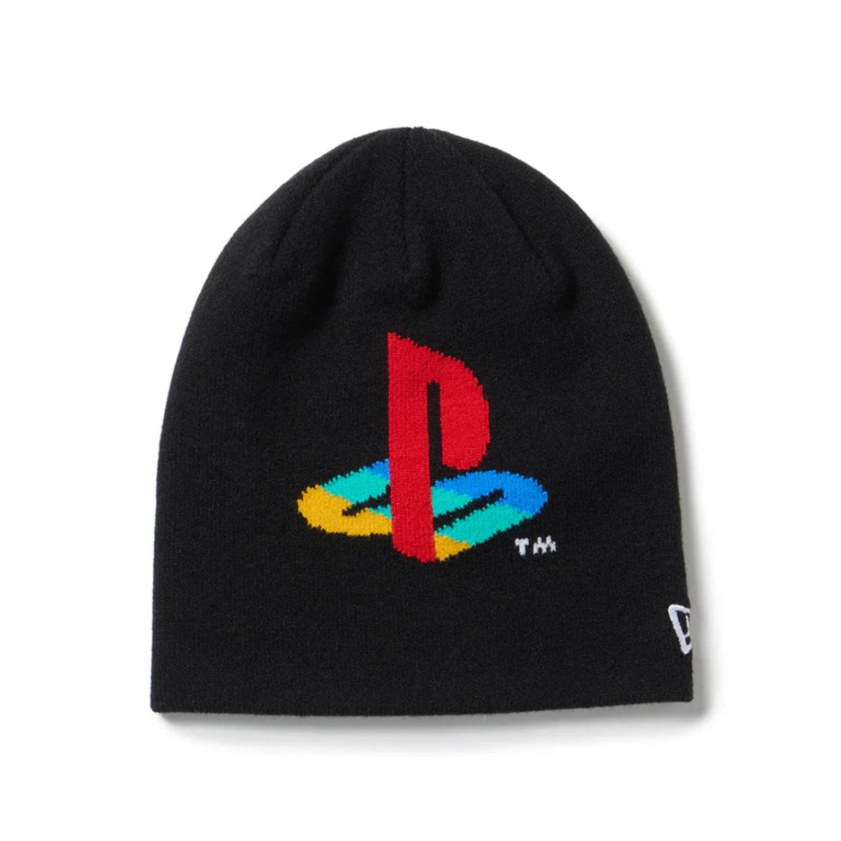 NEW ERA PLAYSTATION - BASIC BEANIE 4COLOR FAMILY MARK BLACK