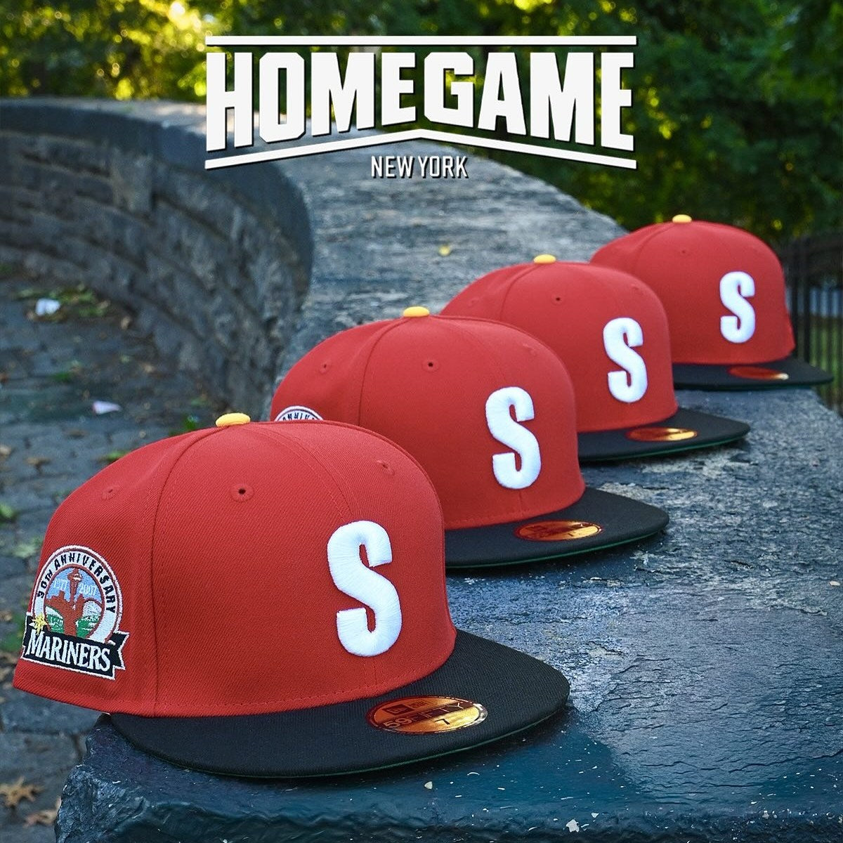 NEW ERA - Seattle Mariners CO 59FIFTY 30th Anniversary Red/Black