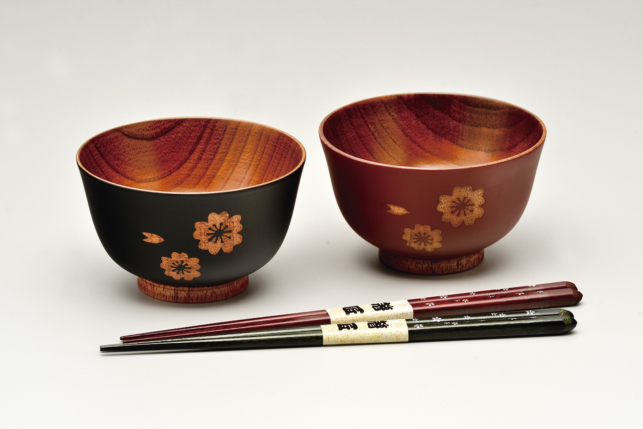 輪島塗 鉄錆塗 天然木椀 5客 会津塗 鉄錆汁椀 | 漆と会津の物語