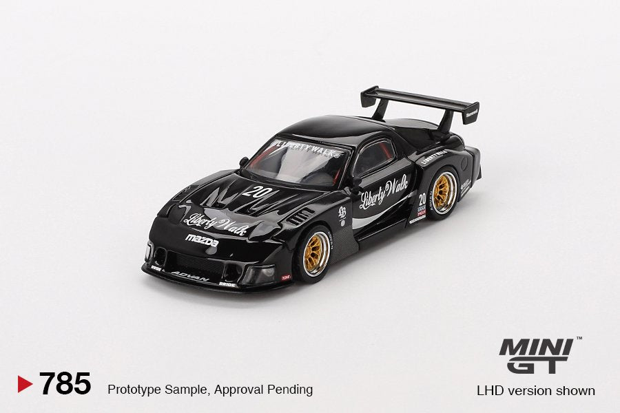 Mini GT 1:64 MAZDA RX-7 LB-Super Silhouette – Liberty Walk Black