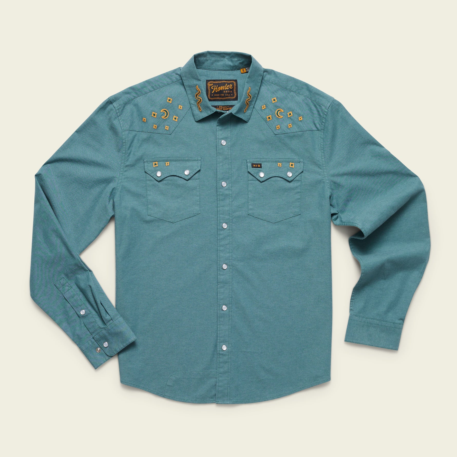 Crosscut Deluxe Snapshirt | Vintage Western Style – HOWLER BROTHERS
