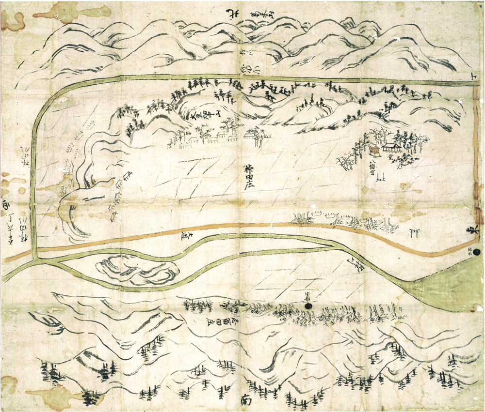 紀伊国桛田荘絵図（きいのくにかせだのしょうえず） | 宝来山神社