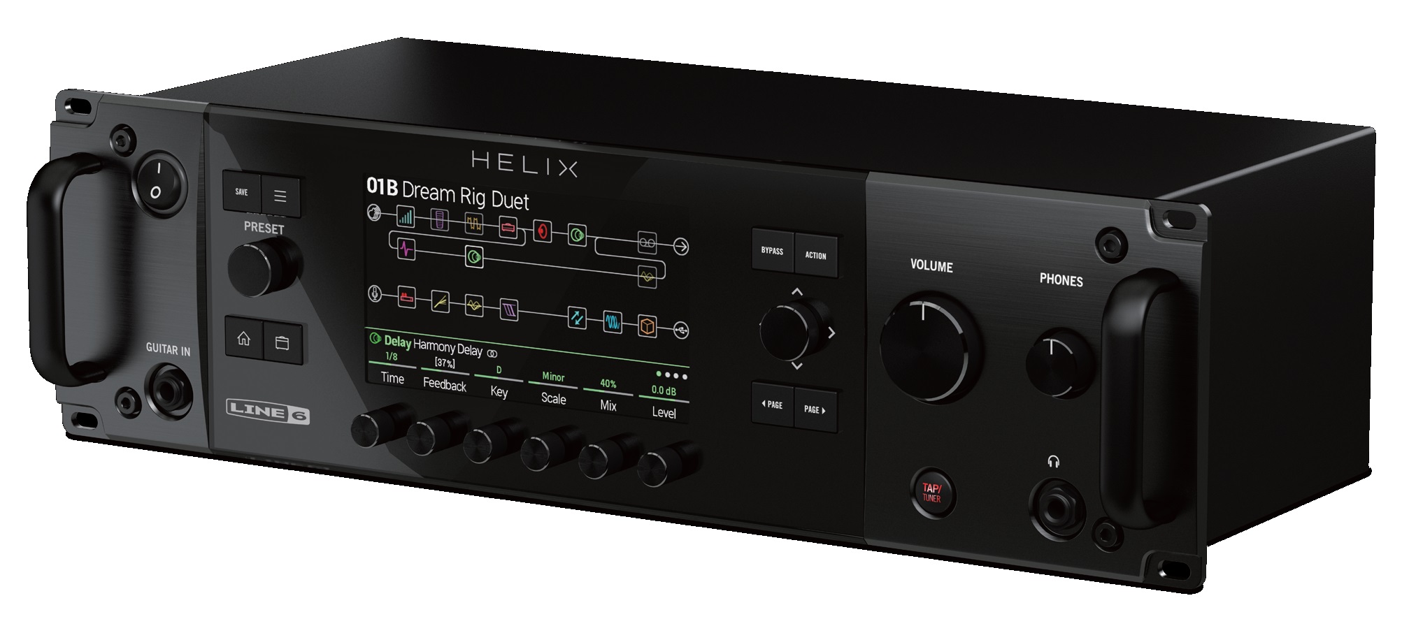新製品情報】LINE6のフラッグシップモデルHelixに遂にラックタイプが