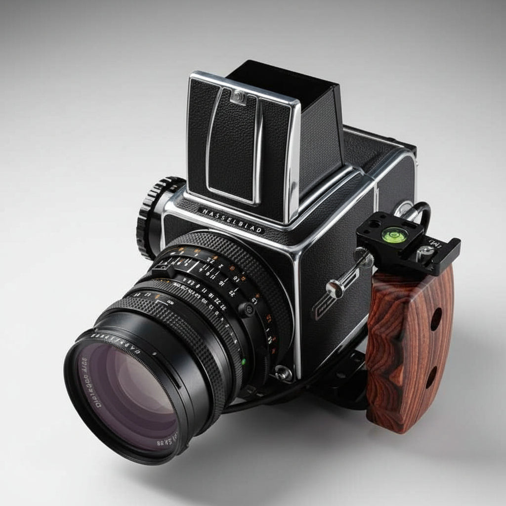Ergonomic Wooden Hand Grip for Mamiya RZ/RB & Hasselblad | iWoodStore