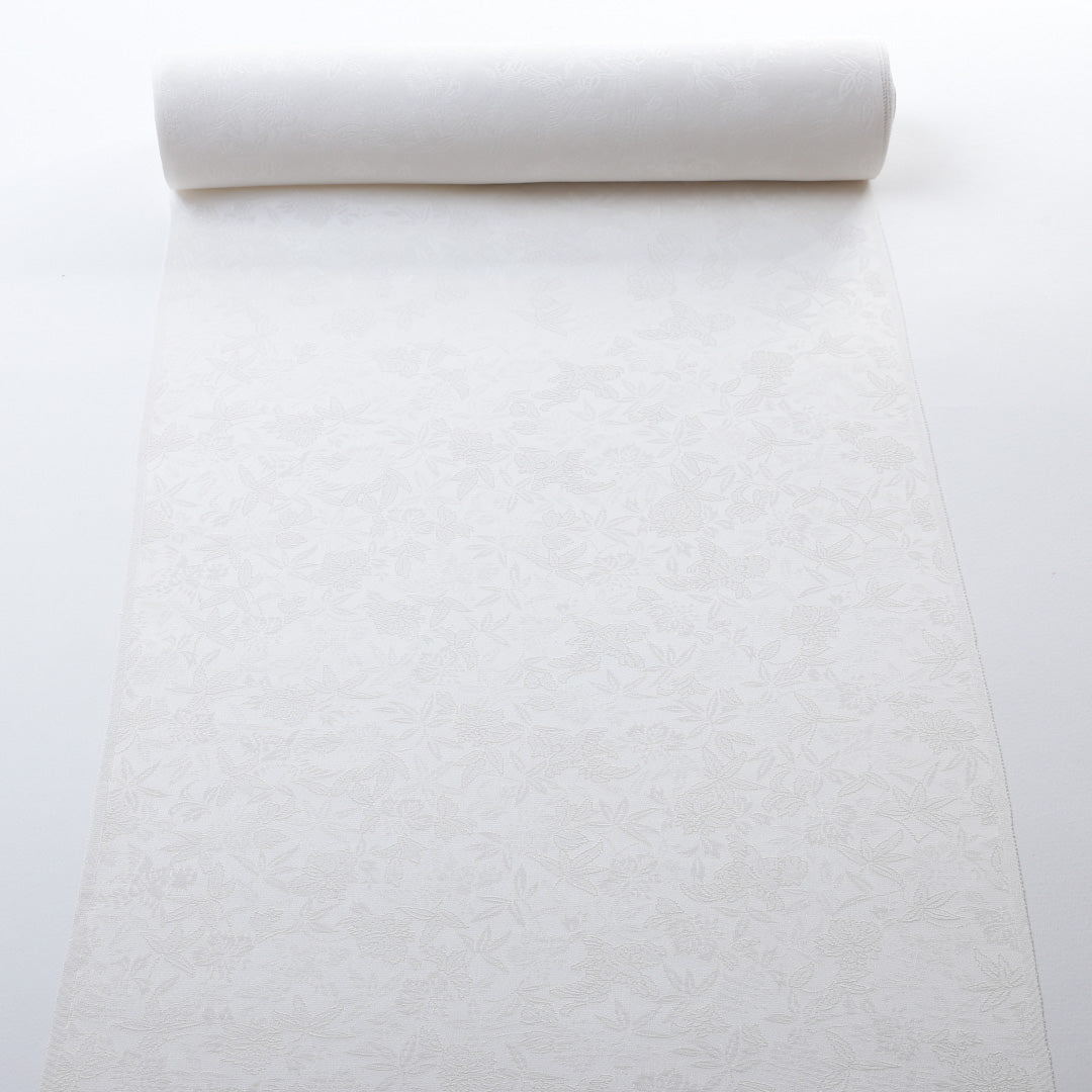 中古・リサイクル着物】 反物 色無地 正絹 新品 白生地 丹後ちりめん