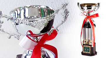 トロフィーにつける紅白リボンについて 結び方もご紹介 - トロフィー